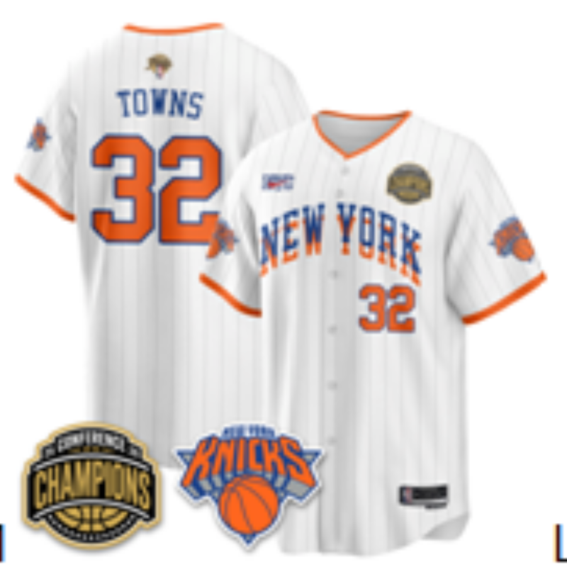 Men New York Knicks #32 Towns white 2026 Nike NBA jersey 07270054->new york knicks->NBA Jersey